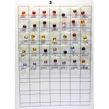 Tabla de color de cristal B3 Varios colores para joyería